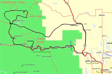 kelly flats colorado map.